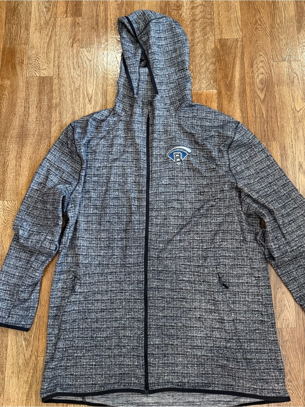 Lululemon Men’s XL Boras Corporation Full Zip Hooded Jacket Gray